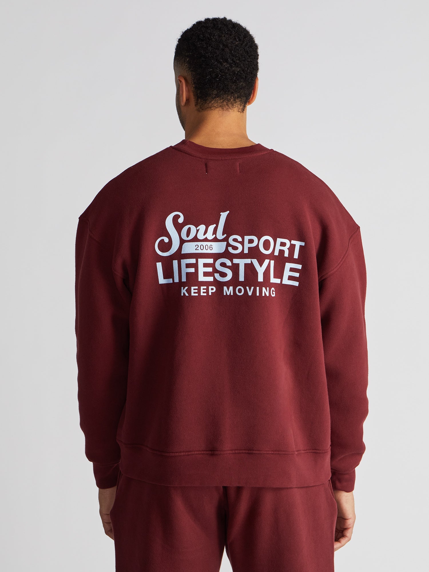 Soul by SoulCycle | Sam  Soul Sport Crew | Maroon