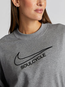 Nike | Graphic Crewneck | Carbon Heather/Black
