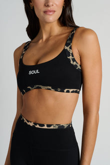 P.E Nation | Vivid Sports Bra | Leopard