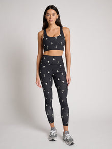 Spiritual Gangster | Throwing Shade Lotus Legging | Black