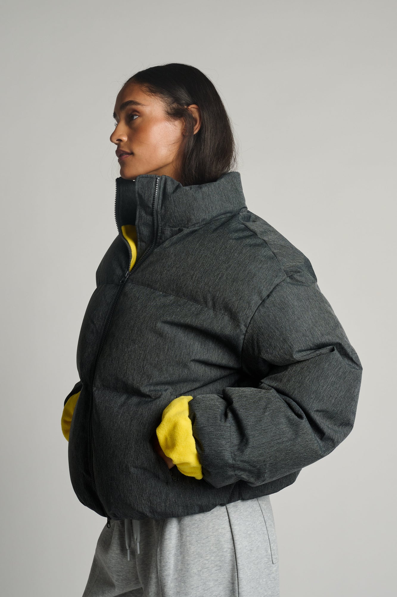 T.W.I.N. | 02 Puffer Coat | Grey