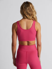 Year of Ours | Ribbed Football Bra | Magenta