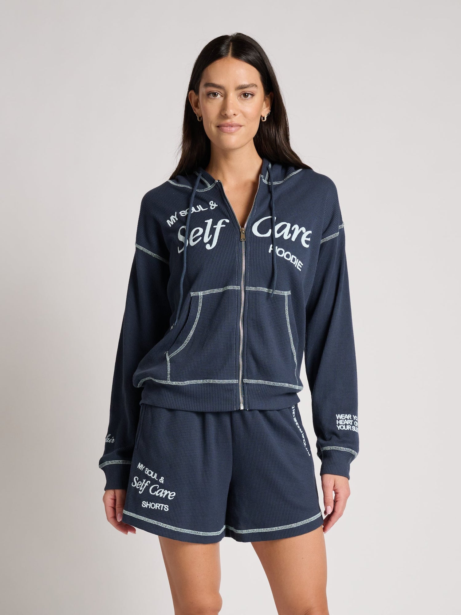 The Mayfair Group | Soul Self Care Zip-Up | Blue