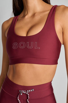 The Upside | Oxford Harley Scoop Bra | Maroon