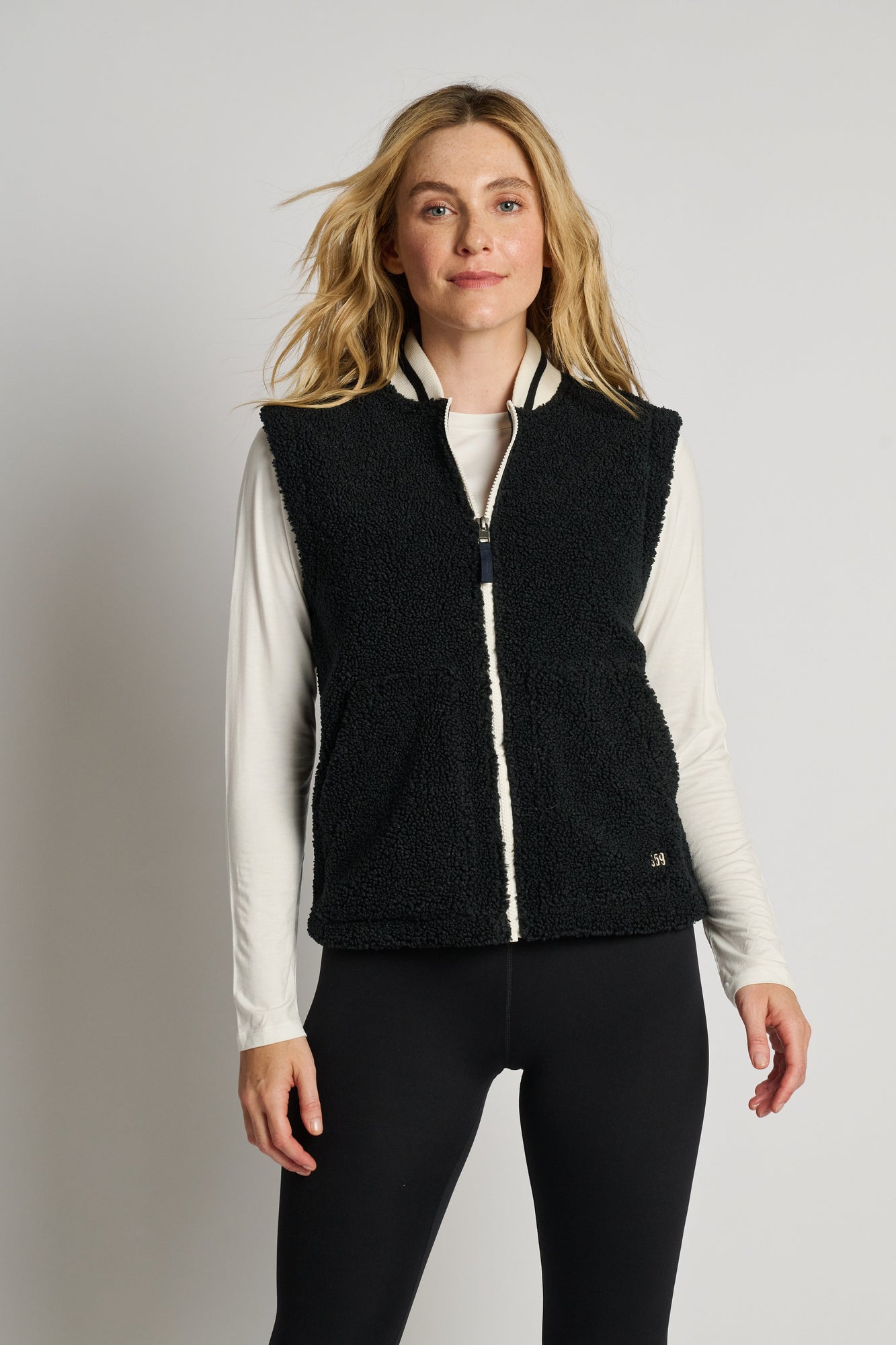 Splits59 | Aster Sherpa Vest | Black