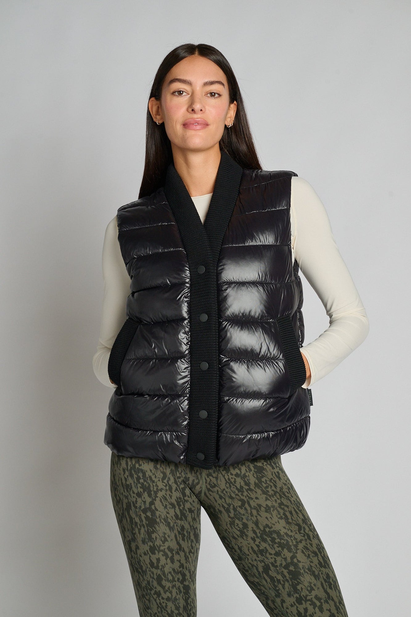 Varley | Colwyn Combo Boxy Vest | Black
