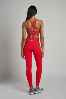 Lululemon | Flexyflex Strappy Yoga Bra A-C | Lulu Red