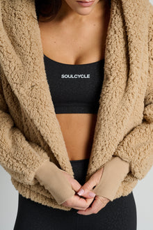 Jill Martin | Cropped Teddy Lounger | Tan