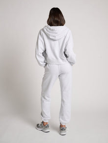 Soul by SoulCycle | Marissa Crop Zip | Light Heather Grey