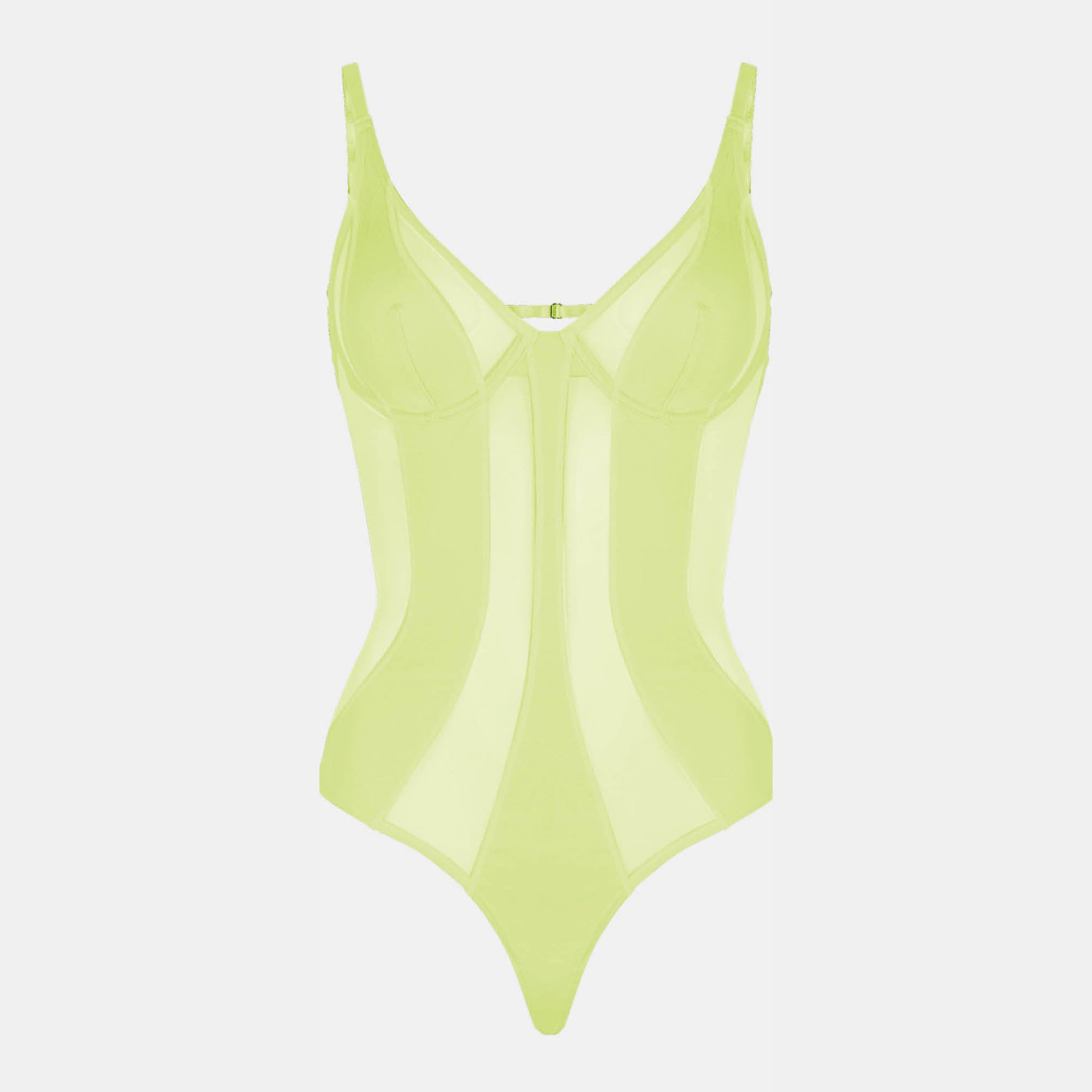 OW Collection Swirl Bodysuit | Mellow Green