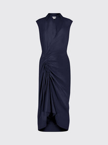 Sylvie Long Shirt Dress | Navy