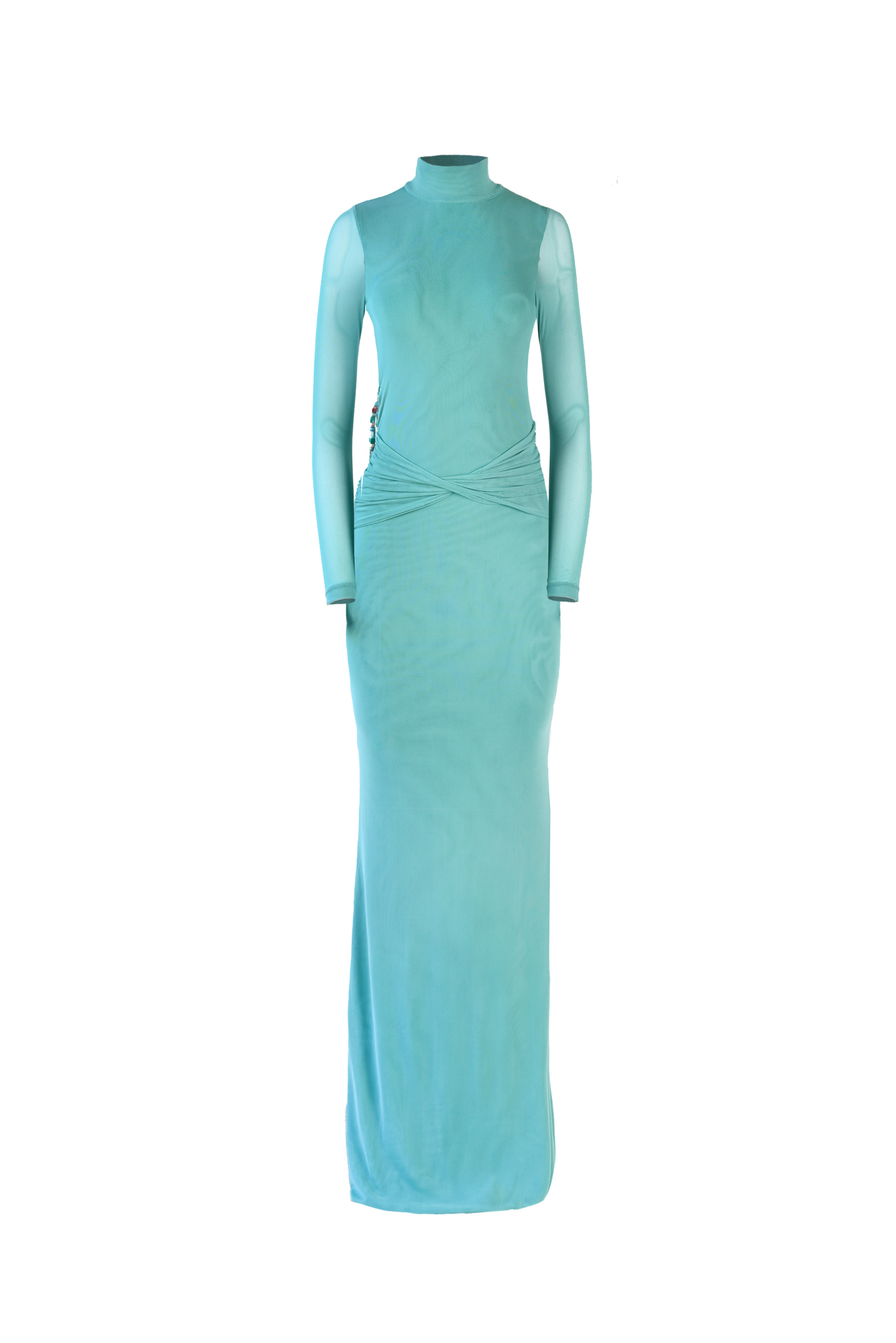 Salome Beaded Dress | Teal