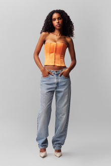 Satin Corset - Sunset