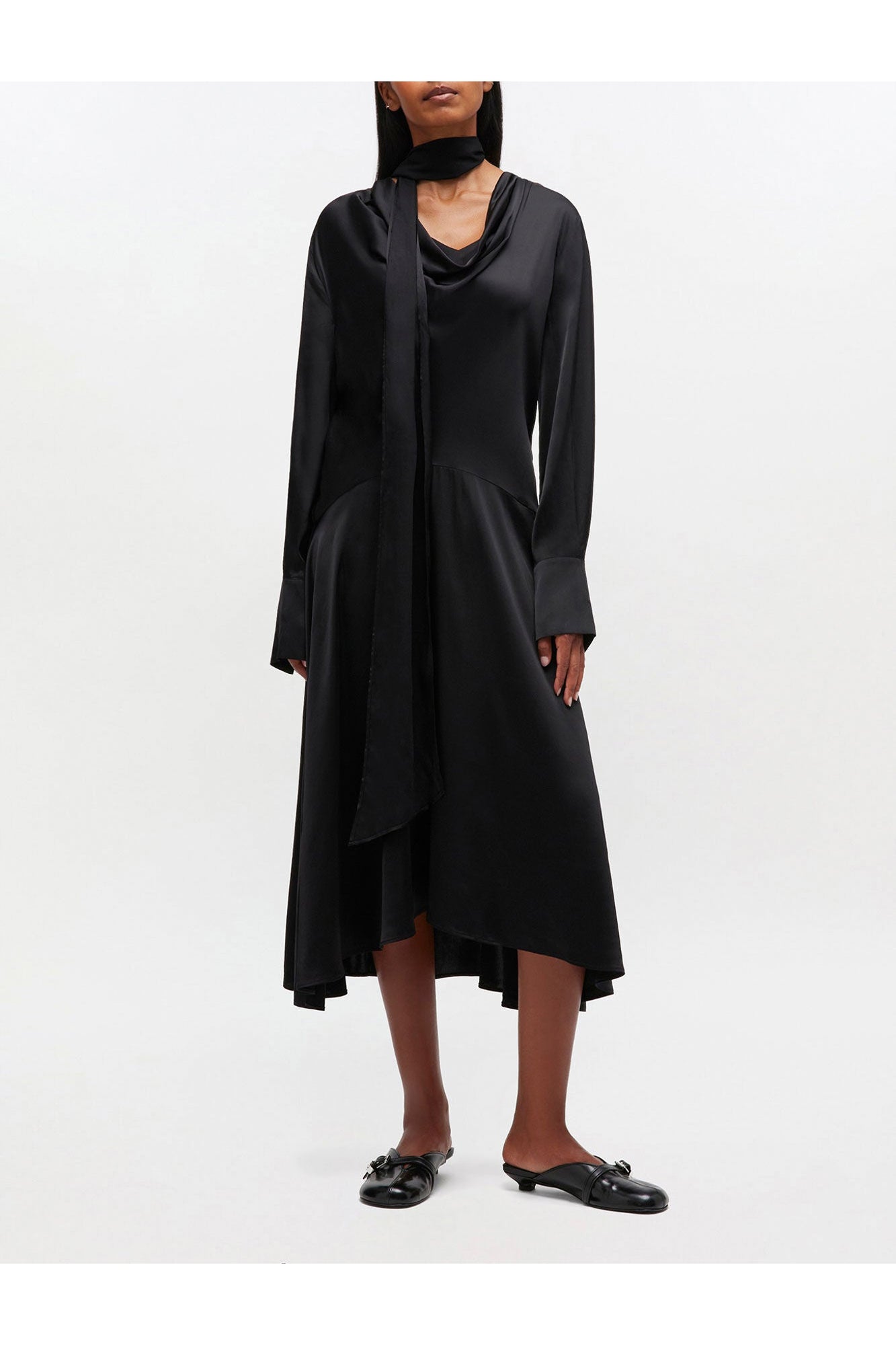 Scarf Dress | Black