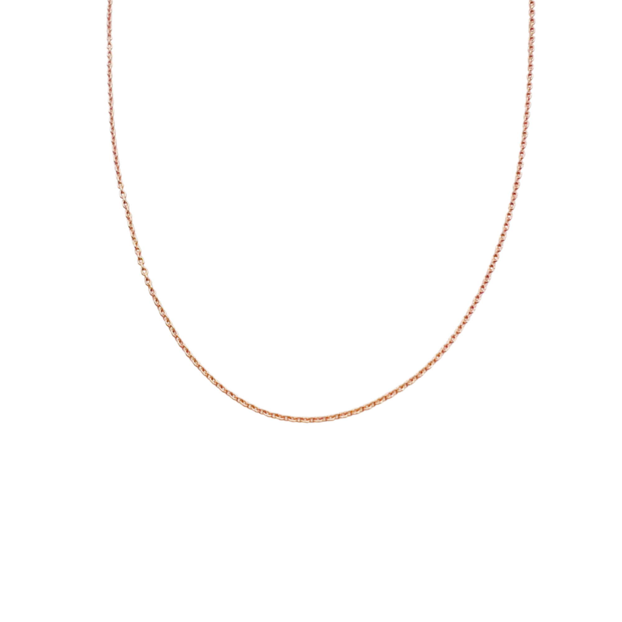 Stone and Strand 14K Rose Gold Choker Chain Front Image