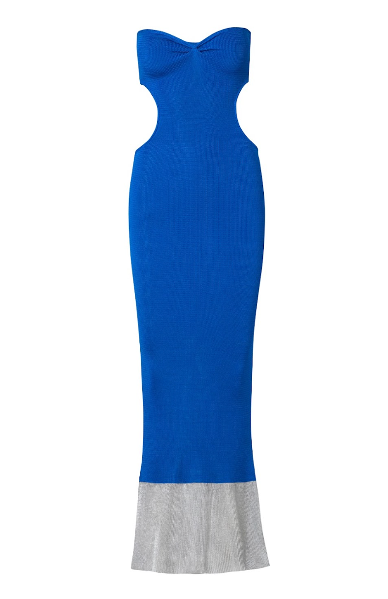 Anais Maxi Dress | Silver Night