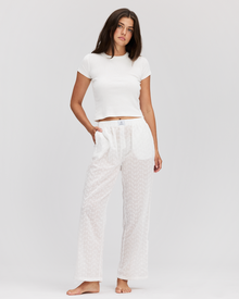 eyelet white