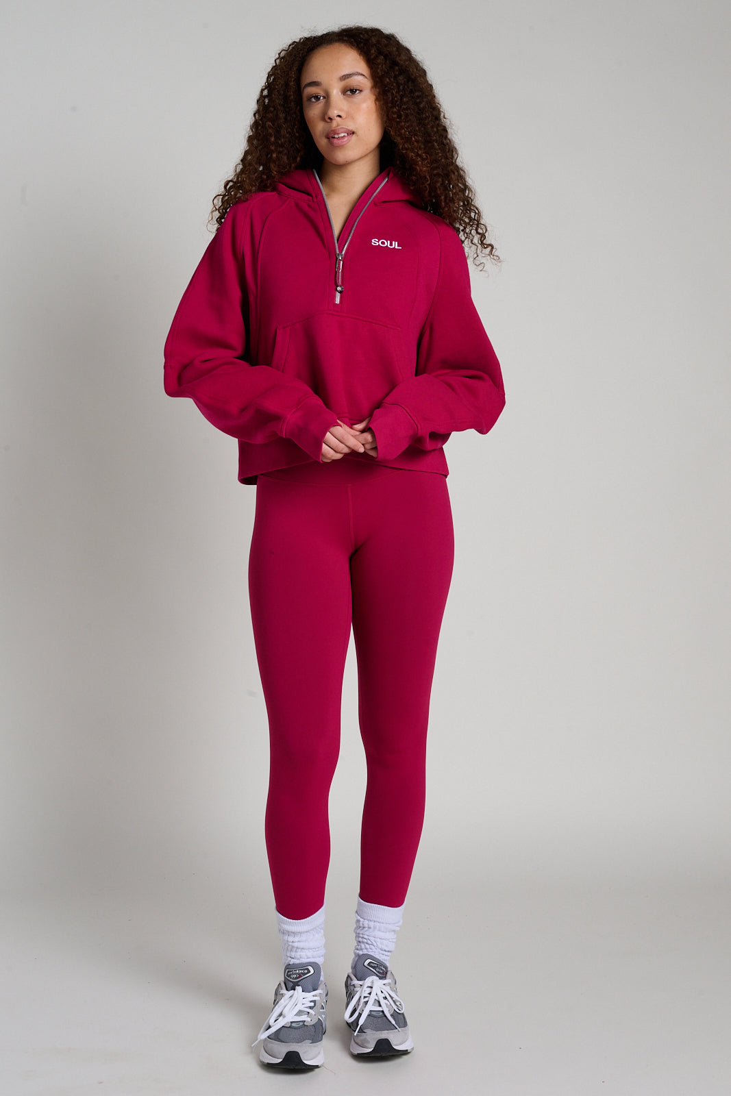 Lululemon | Scuba Oversized Half-Zip Hoodie | Berry Rumble