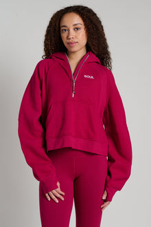 Lululemon | Scuba Oversized Half-Zip Hoodie | Berry Rumble
