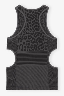 Seamless Jacquard Top | Black