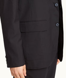Sepher Merino Tailored Fit Two-Button Merino Blazer | Night Iris