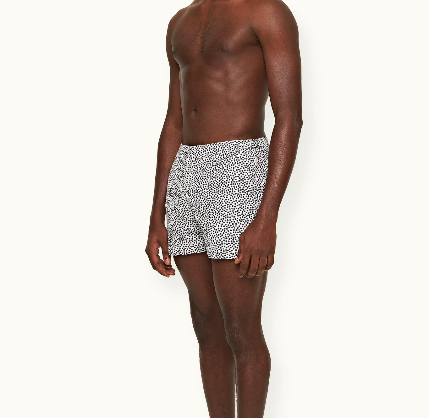 Setter Star Print Shorter-Length Swim Shorts | Cashew