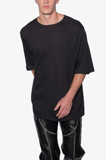 Sheer Gauze Tee | Black