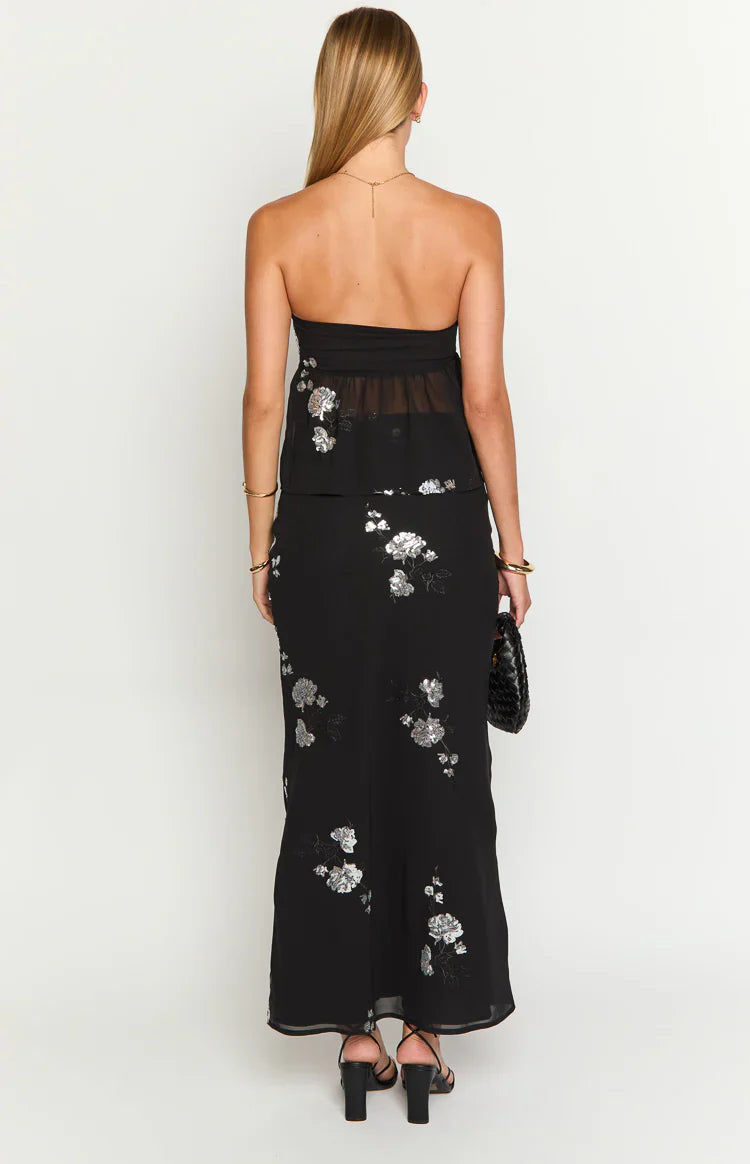 Shyla Maxi Skirt | Black