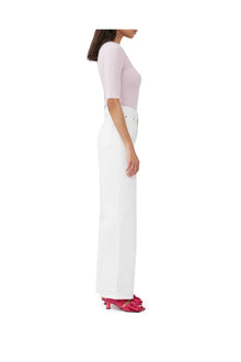 Soft Wool Cut Out Top | Pink Tulle