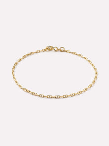 Mini Anchor Chain Bracelet | 10K Solid Gold