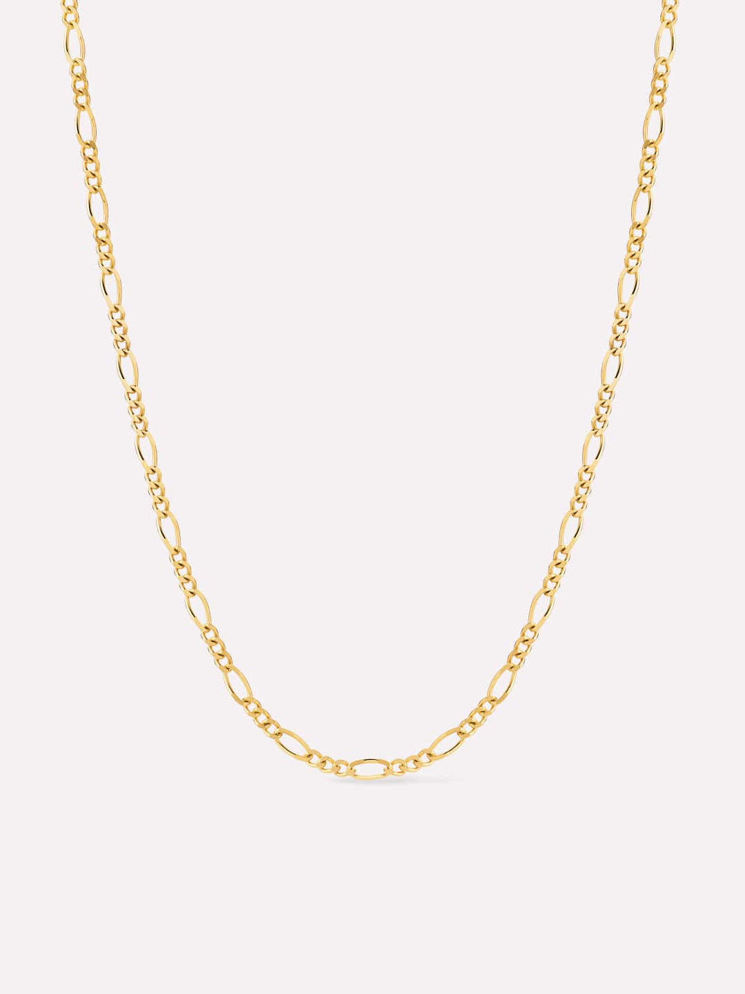 Figaro Chain Necklace | 10K Solid Gold