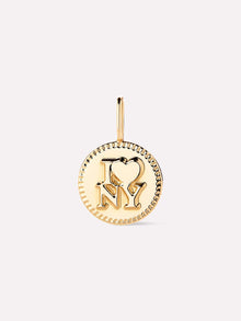 NYC Charm Pendant | 10K Solid Gold