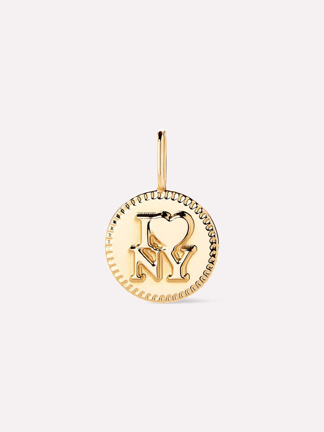 NYC Charm Pendant | 10K Solid Gold