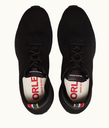 Somerled Ergonomic Knitted Trainers | Black