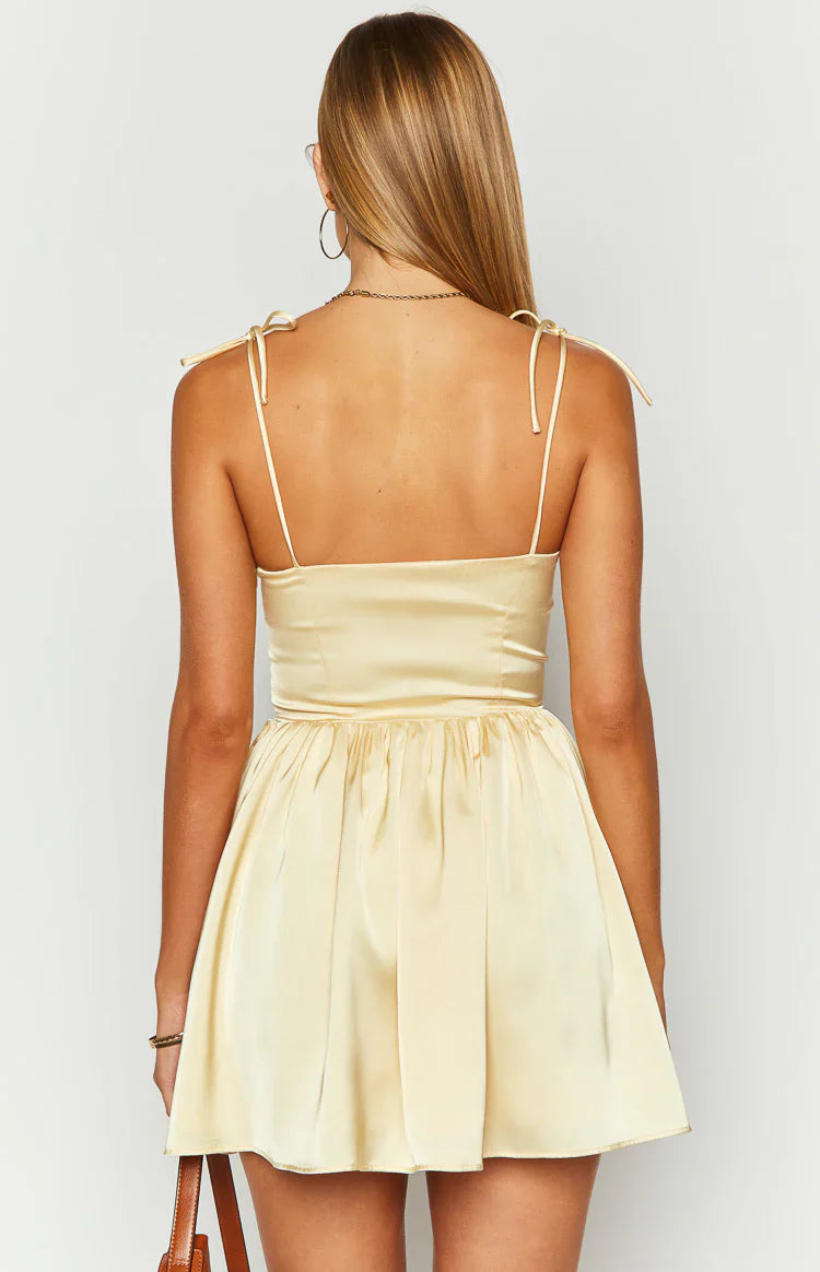 Sommer Mini Dress | Yellow
