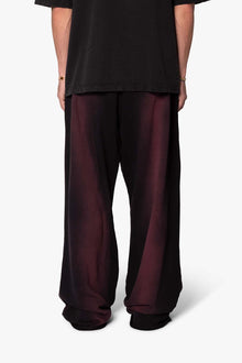 Sprayed Ultra Baggy Sweatpants | Plum