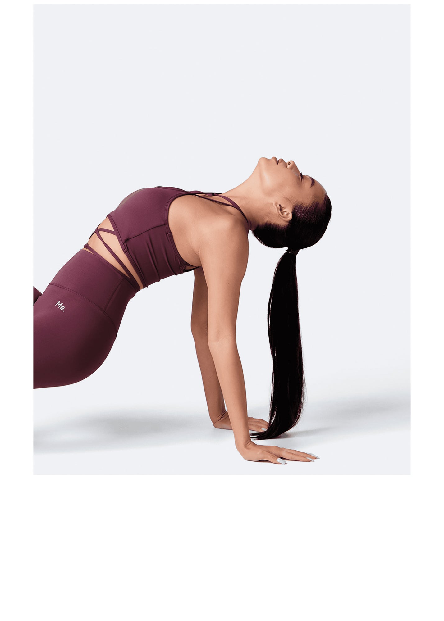 Strappy Front Top | Burgundy