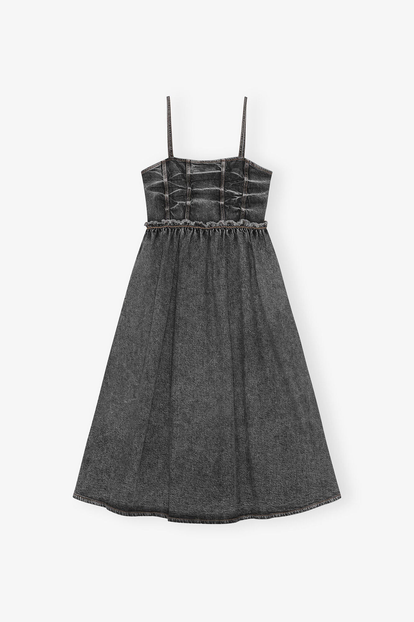 Stretch Future Denim Dress | Black Washed