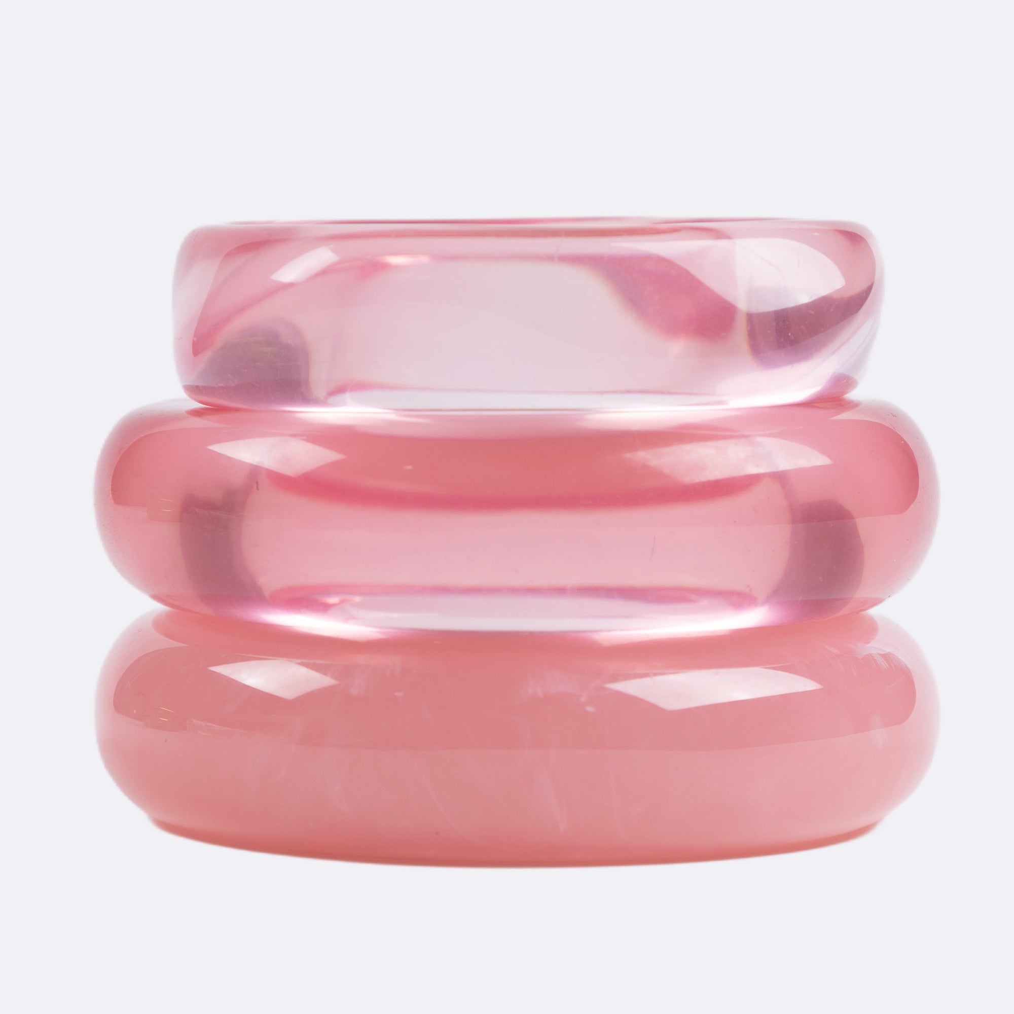 Formentera Bangle Set | Set of 3 Bangles | Shades of Pink