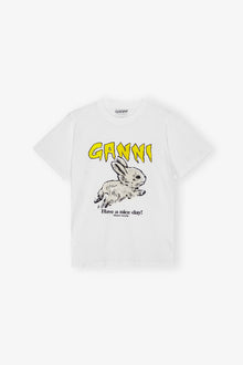 Basic Jersey Bunny Relaxed T-shirt | Bright White