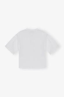Heavy Cotton Drop Shoulder Waisted T-shirt | Bright White