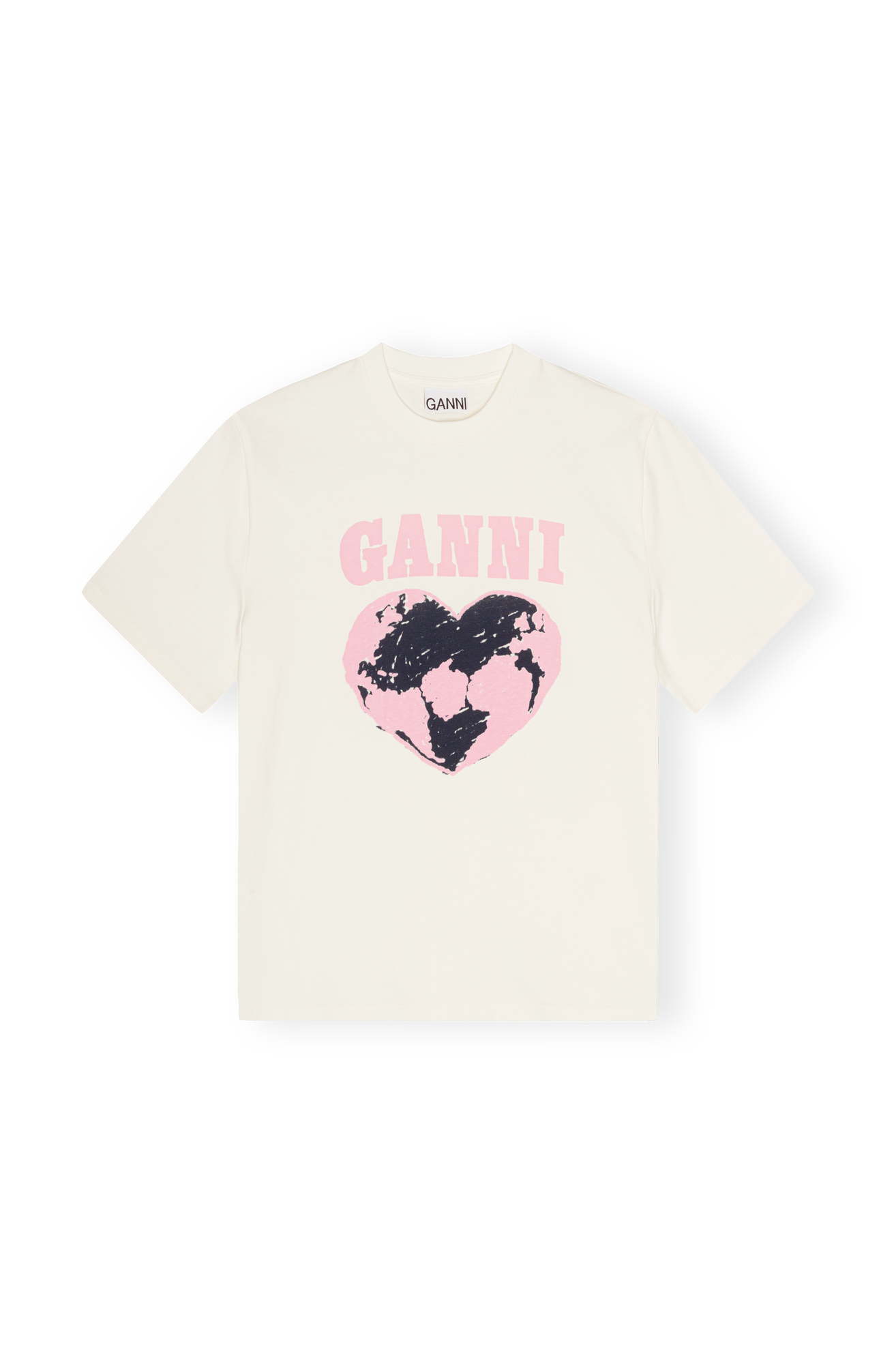 Basic Jersey World Relaxed T-shirt | Egret