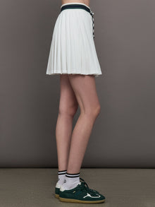 Laver Cadiz Pleated Skirt | White