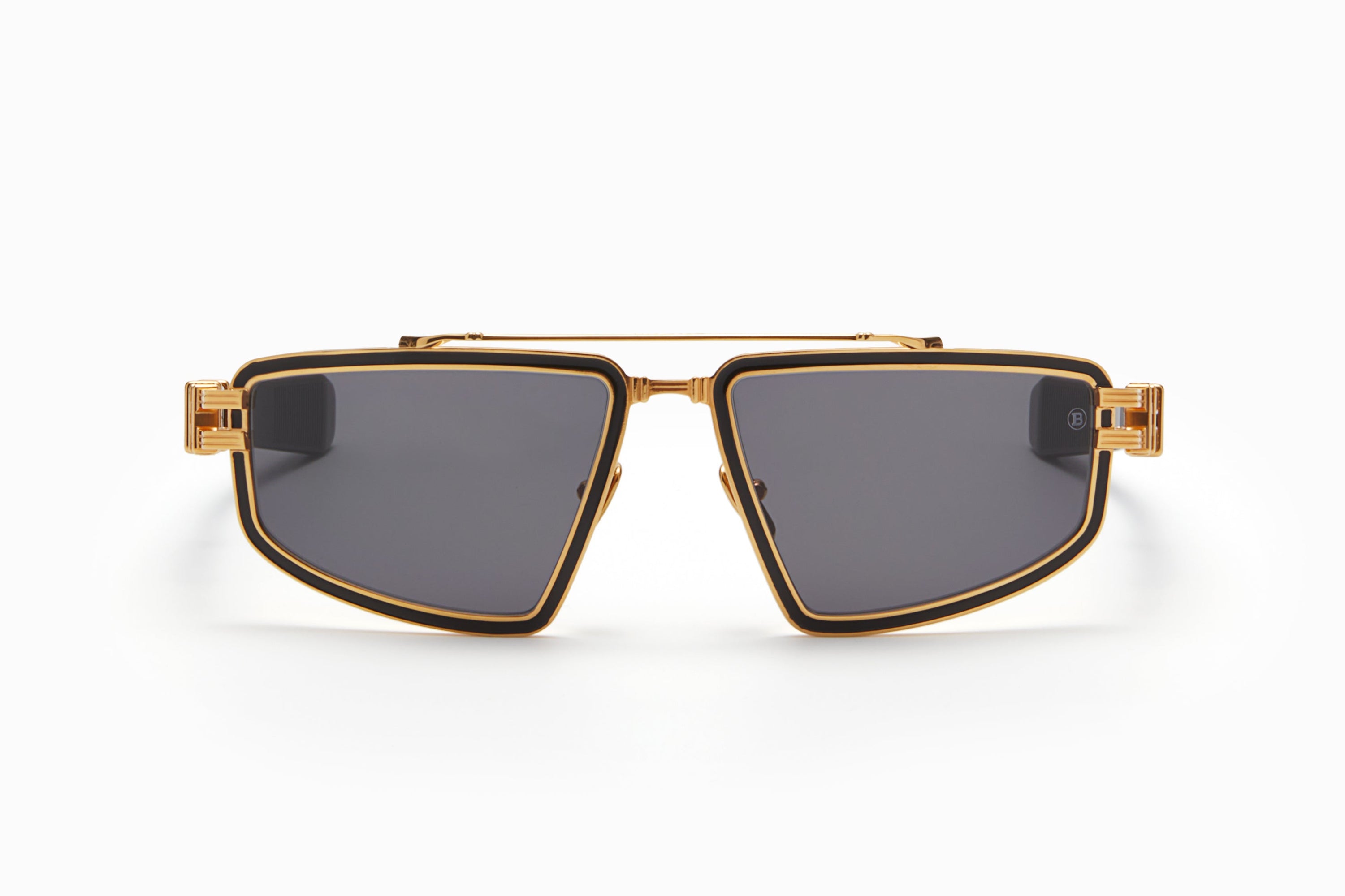 Mens | Titan Sunglass | Gold - Black | Dark Grey