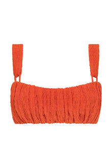 Victoria Bikini Top | Tangerine