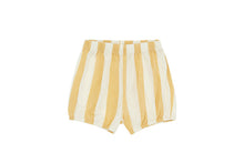 Unisex | Tencel Bloomer Shorts | Yellow Striped