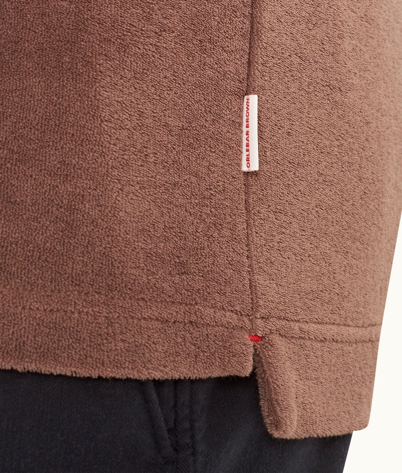 Terry Towelling Organic Cotton Towelling Resort Polo Shirt | Plum Wine