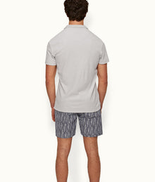 Terry Towelling Tailored Fit Organic Cotton Towelling Resort Polo Shirt | Cinder