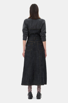 Textured Midi Dress | Black