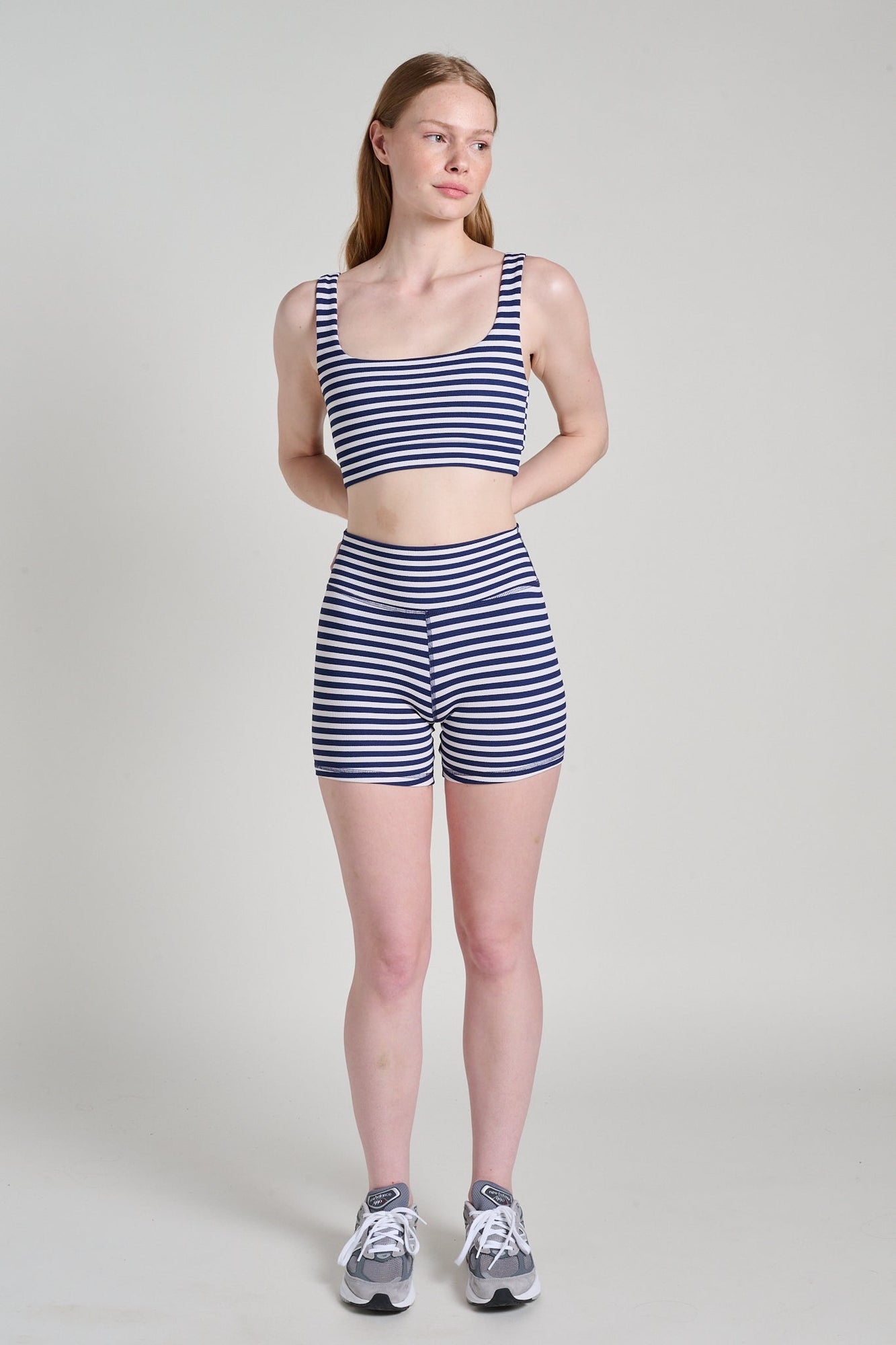 Strut This | The Jolie Bra | Navy Stripe